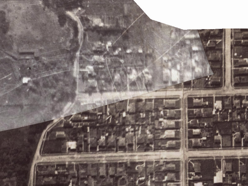 15-31 Sandwich Road from the air, 1925-1929
