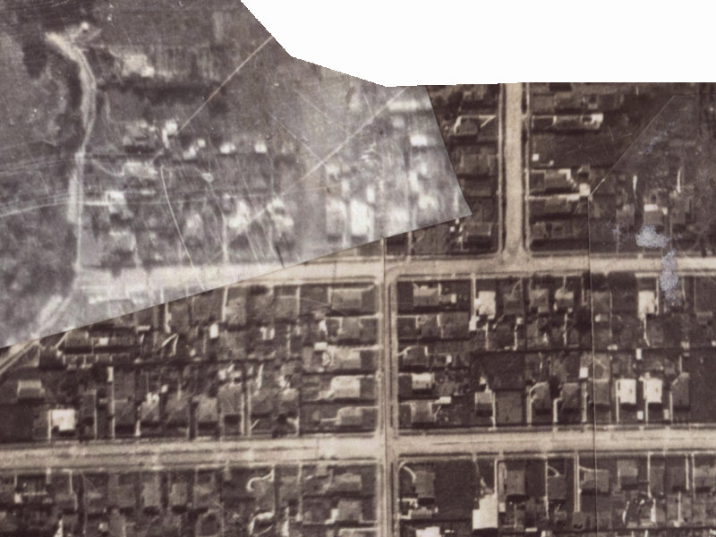 31C Sandwich Road from the air, 1925-1929