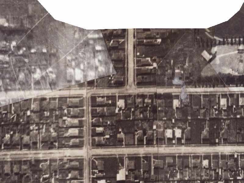 46 Sandwich Road from the air, 1925-1929