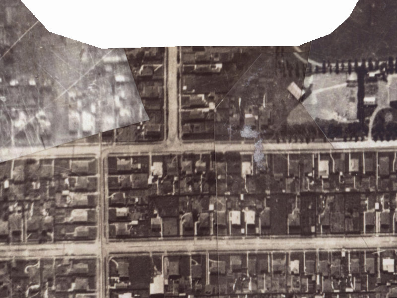 52 Sandwich Road from the air, 1925-1929
