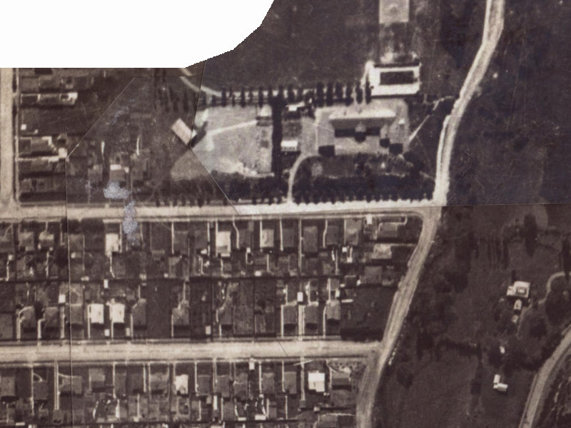 82 Sandwich Road from the air, 1925-1929