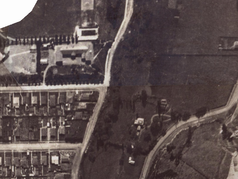 46A Palatine Terrace from the air, 1925-1929