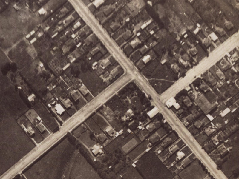 192 Rose Street from the air, 1925-1929