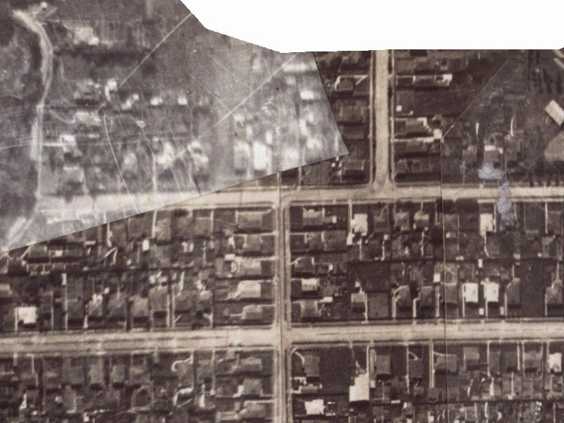 40 Sandwich Road from the air, 1925-1929