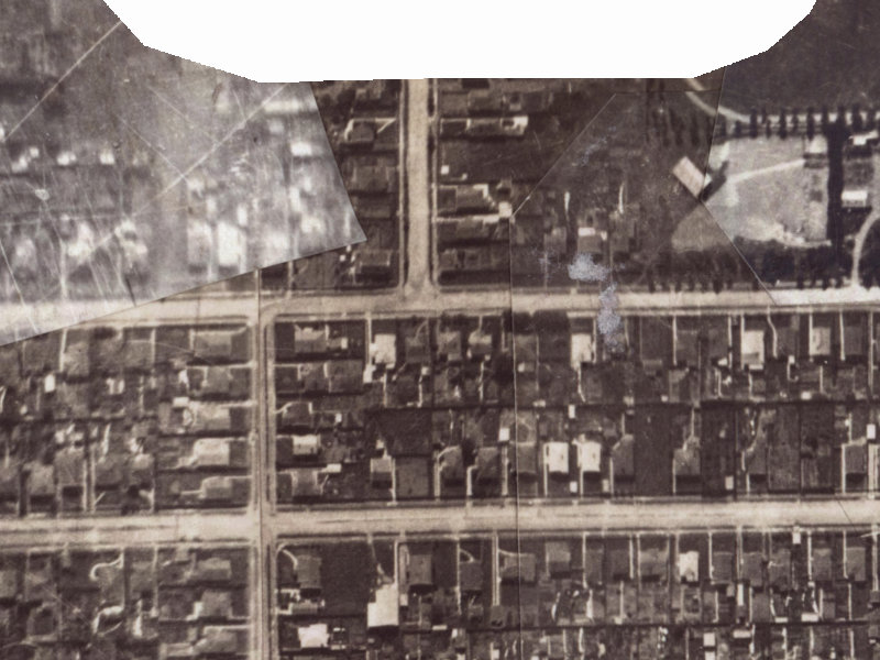 50 Sandwich Road from the air, 1925-1929