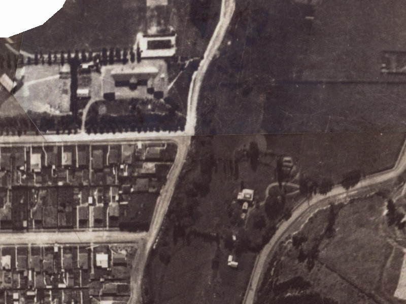 46 Palatine Terrace from the air, 1925-1929