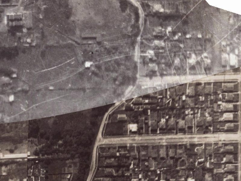 100 Waimea Terrace from the air, 1925-1929