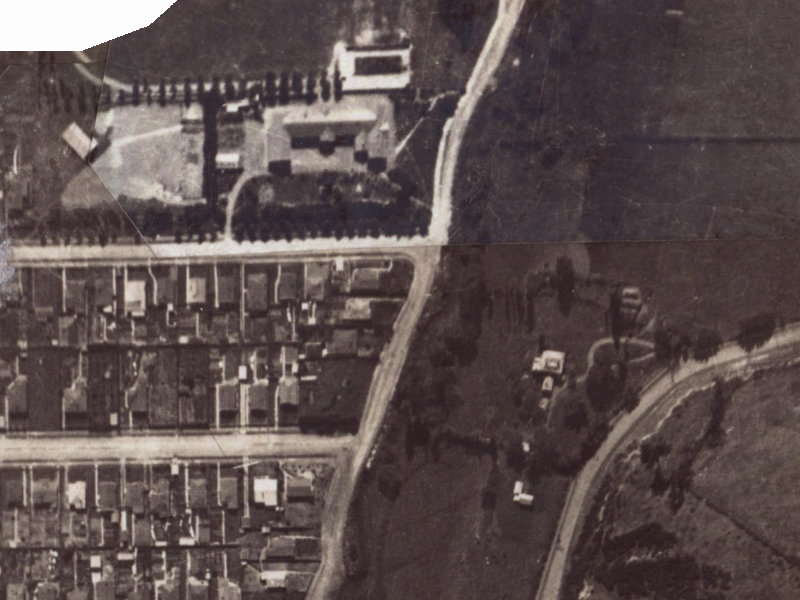 155 Eastern Terrace from the air, 1925-1929
