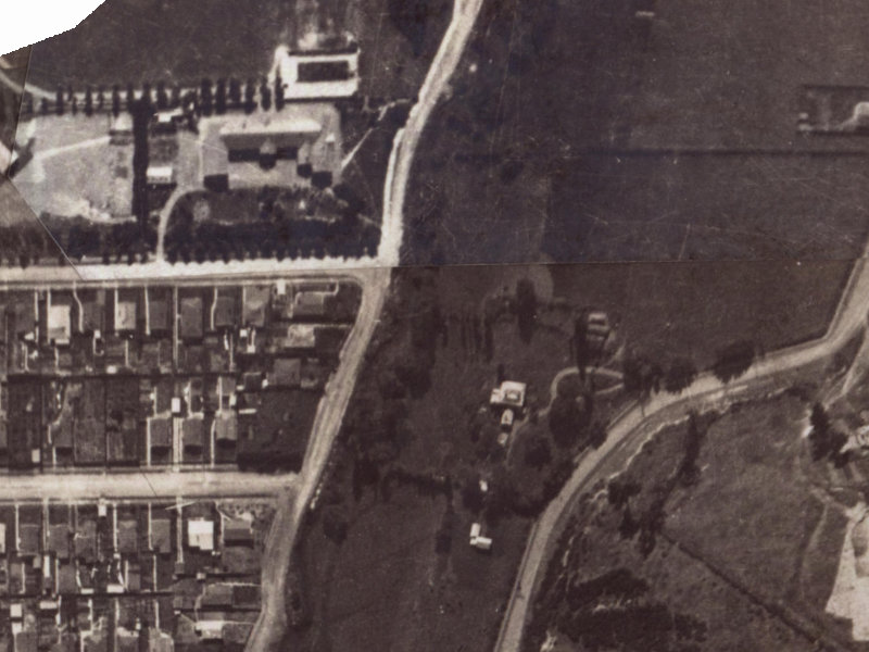 44 Palatine Terrace from the air, 1925-1929