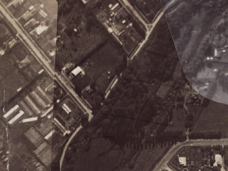 289-295 Ashgrove Terrace from the air, 1925-1929