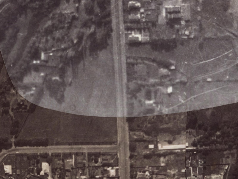 45 Colombo Street from the air, 1925-1929