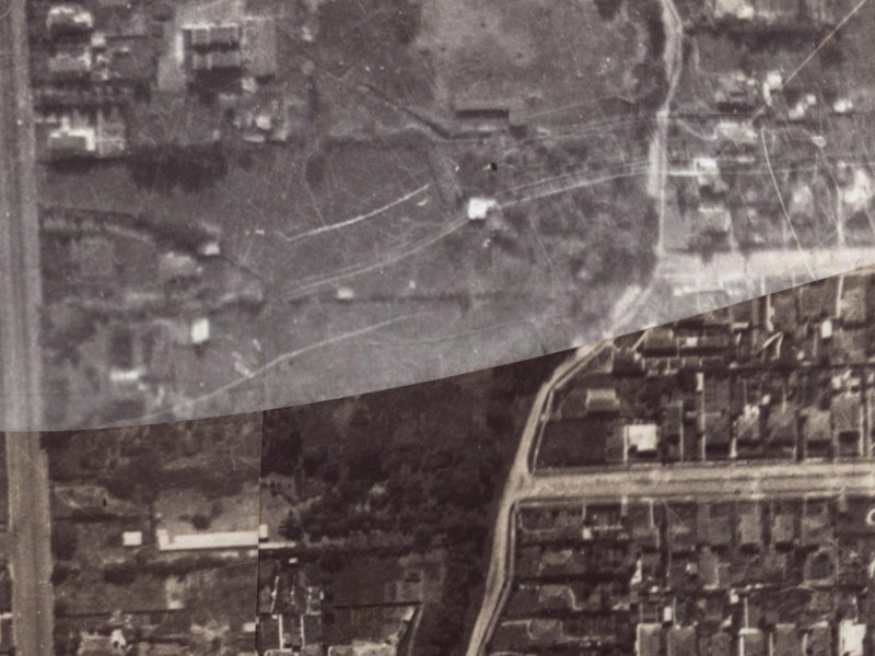 96 Hunter Terrace from the air, 1925-1929