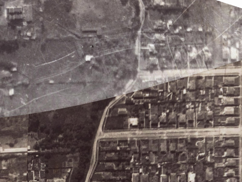 101 Waimea Terrace from the air, 1925-1929