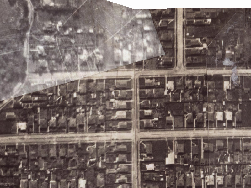 131 Birdwood Avenue from the air, 1925-1929