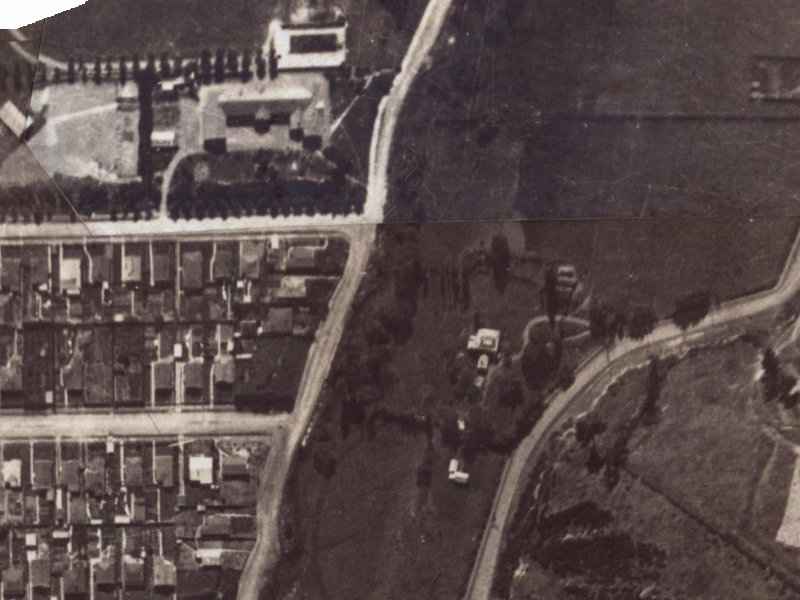 42 Palatine Terrace from the air, 1925-1929
