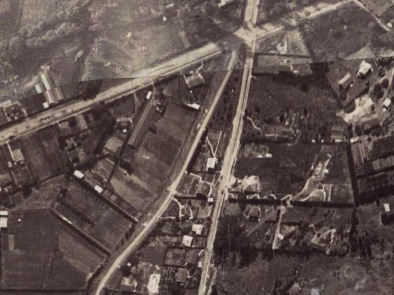 9–13 Vernon Terrace from the air, 1925-1929