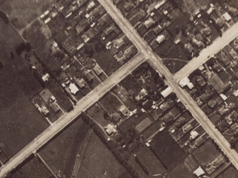 190B Rose Street from the air, 1925-1929