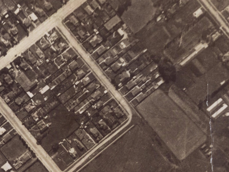 Tainui Street from the air, 1925-1929