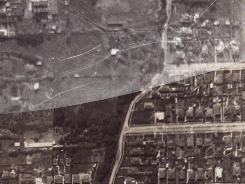 111 Waimea Terrace from the air, 1925-1929