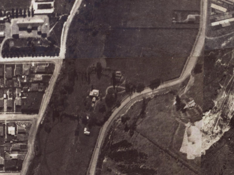 36 Kowhai Terrace from the air, 1925-1929