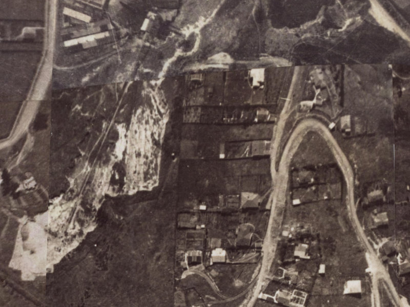 8A Huntsbury Avenue from the air, 1925-1929