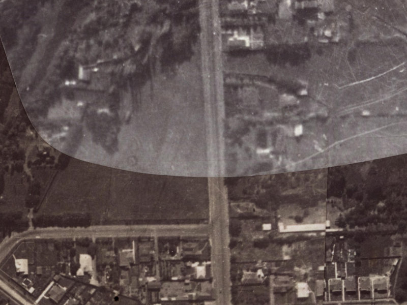 41 Colombo Street from the air, 1925-1929