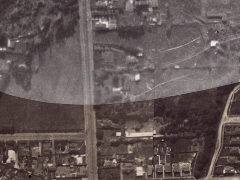 42 Colombo Street from the air, 1925-1929