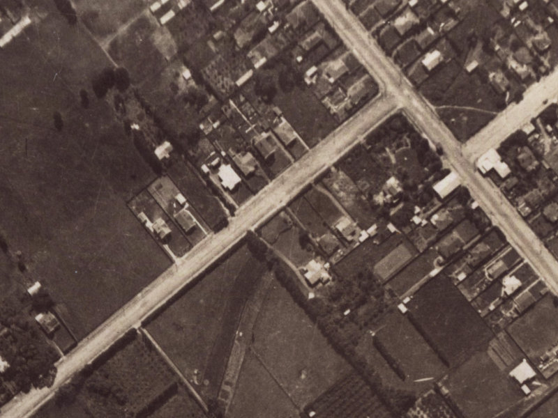 184 Rose Street from the air, 1925-1929