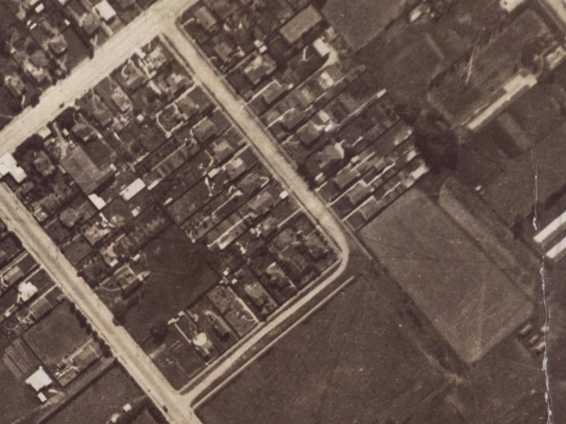 28A Tainui Street from the air, 1925-1929