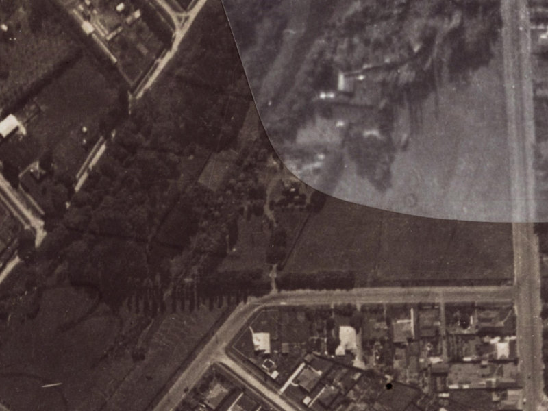 2-4 Majestic Lane from the air, 1925-1929