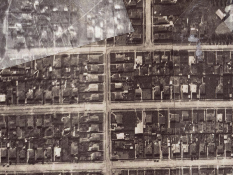 128 Birdwood Avenue from the air, 1925-1929