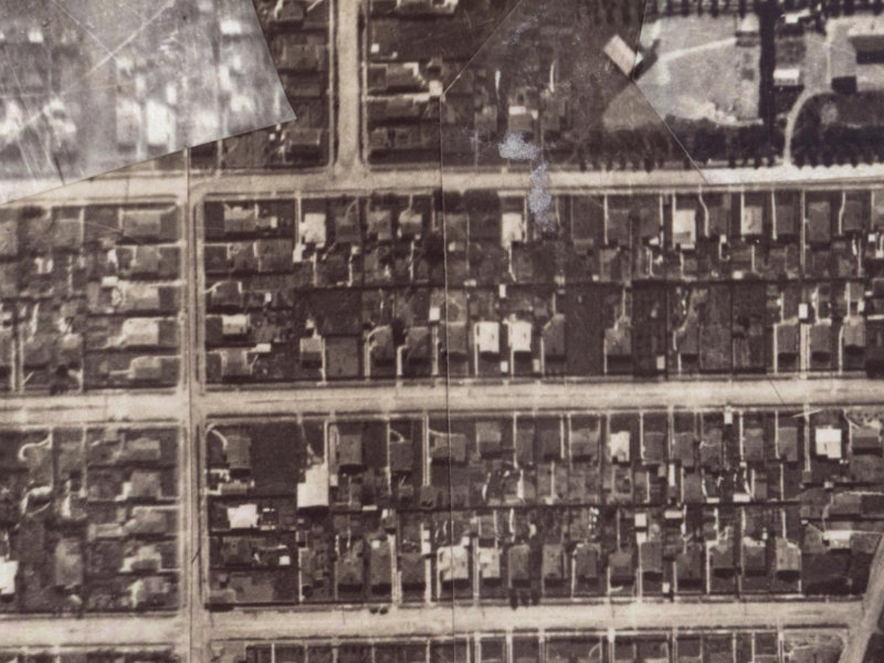 63 Martin Avenue from the air, 1925-1929