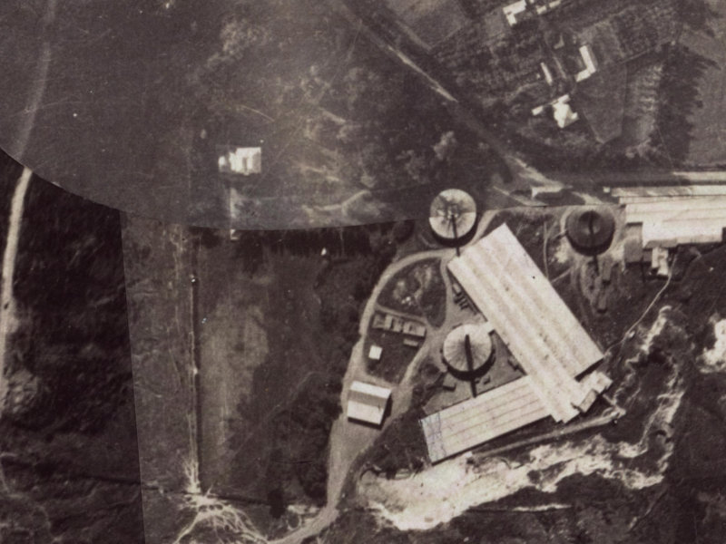 11 Alderson Avenue from the air, 1925-1929