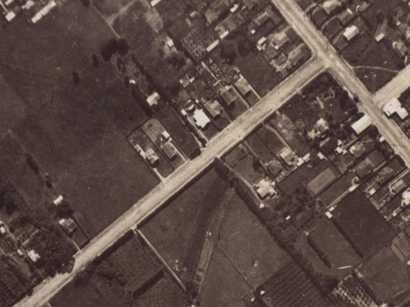 133 Rose Street from the air, 1925-1929