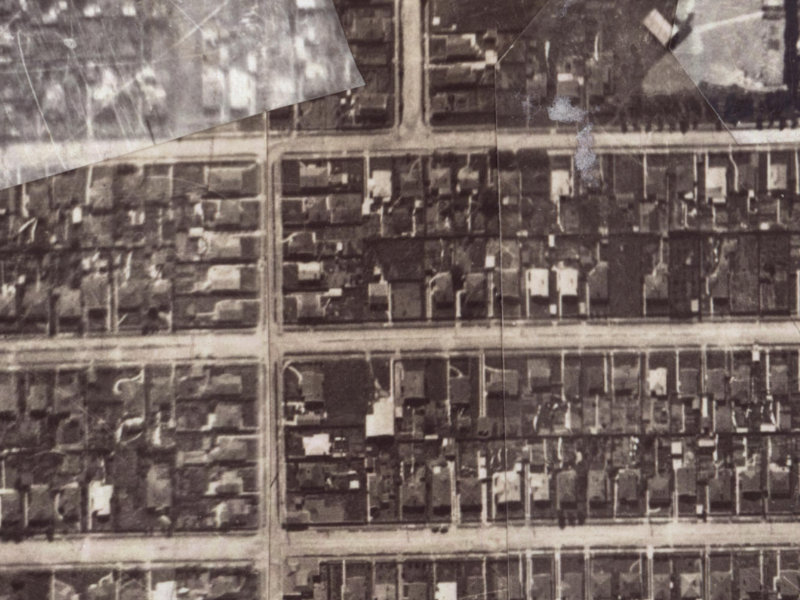 53 Martin Avenue from the air, 1925-1929