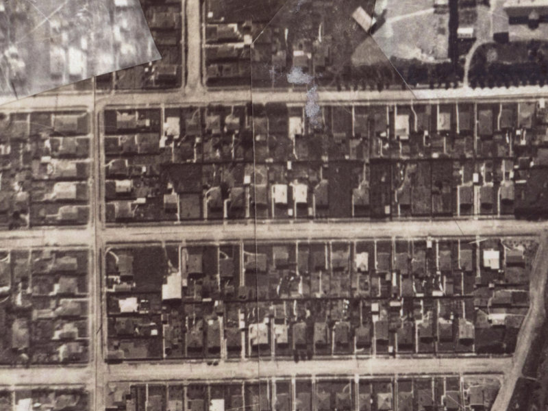 65 Martin Avenue from the air, 1925-1929