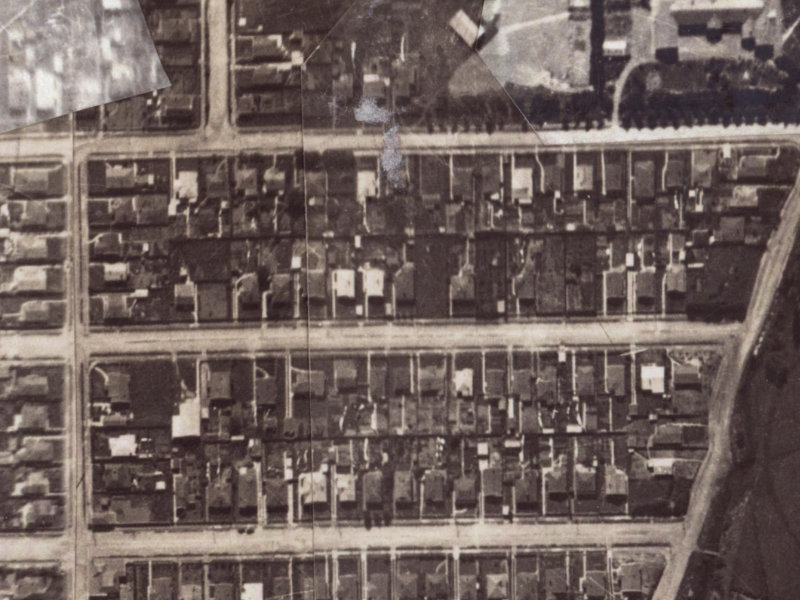 71 Martin Avenue from the air, 1925-1929