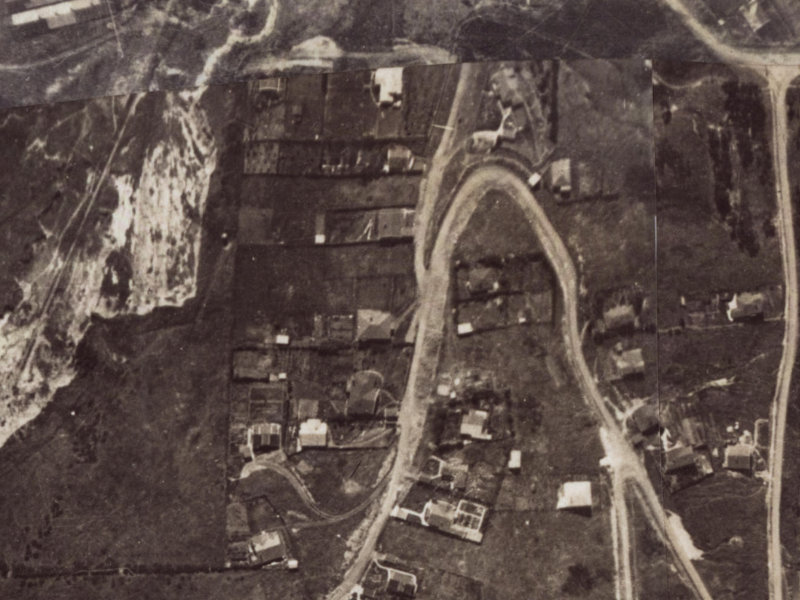 12 Huntsbury Avenue from the air, 1925-1929