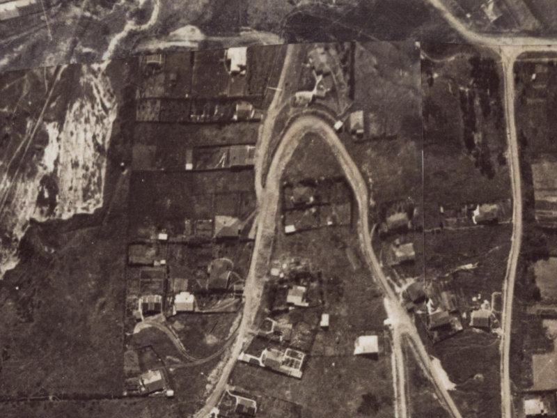 9 Huntsbury Avenue from the air, 1925-1929