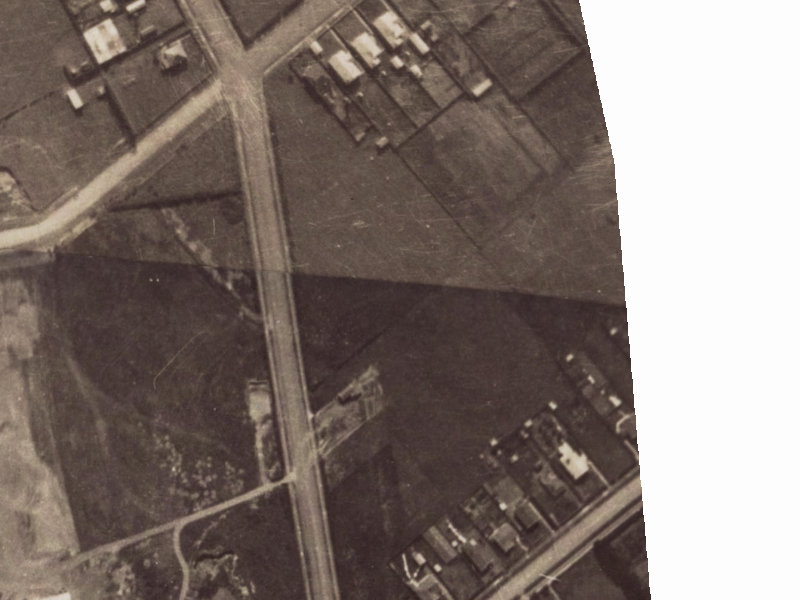 1 Roberta Drive from the air, 1925-1929