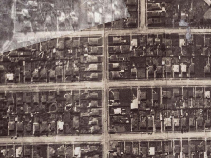 126 Birdwood Avenue from the air, 1925-1929