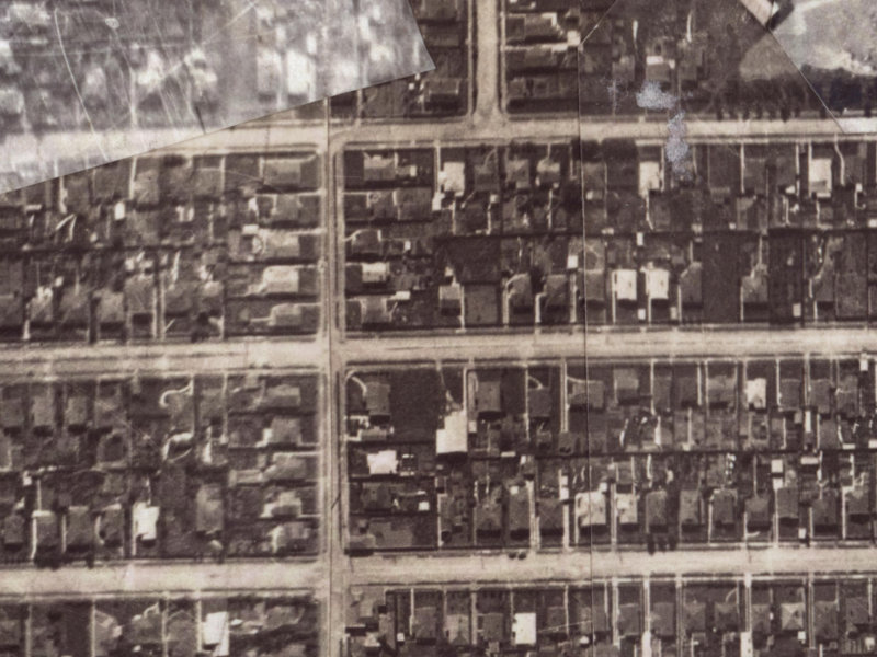 49 Martin Avenue from the air, 1925-1929
