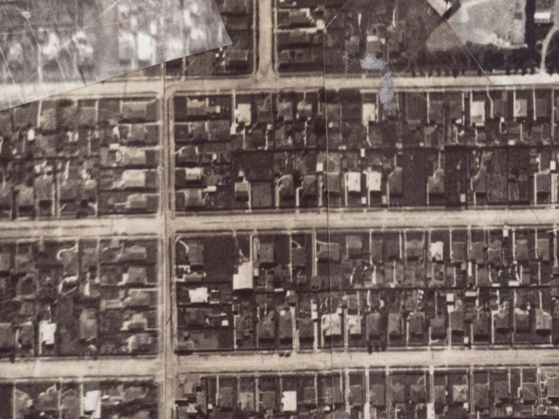 57 Martin Avenue from the air, 1925-1929