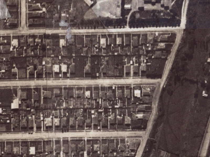 83 Martin Avenue from the air, 1925-1929