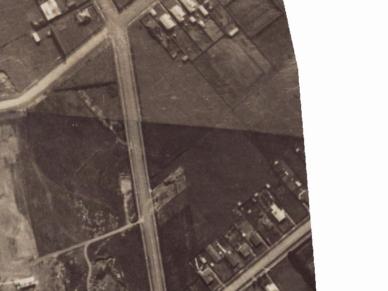 2–4 Roberta Drive from the air, 1925-1929