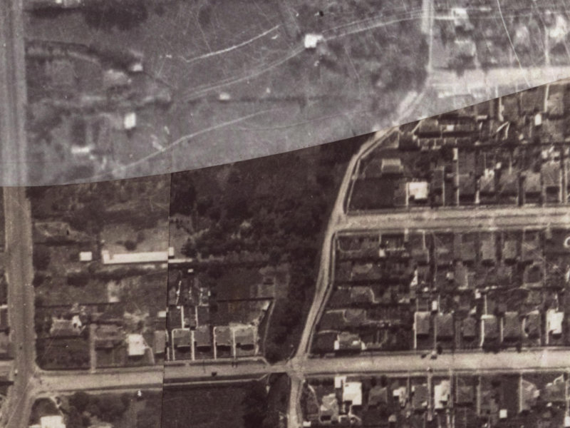 103 Hunter Terrace from the air, 1925-1929