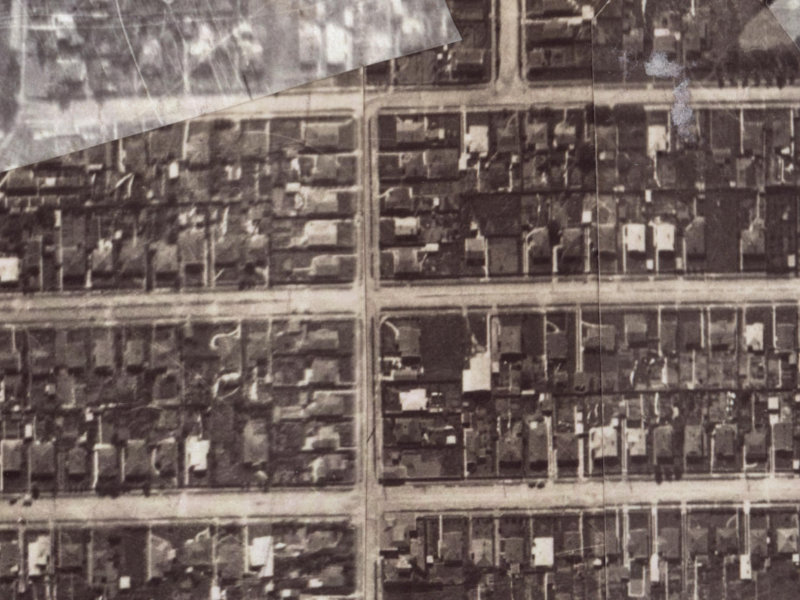 Martin Avenue from the air, 1925-1929