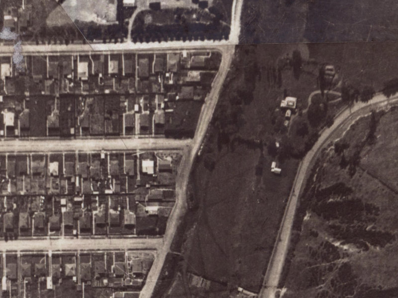 147 Eastern Terrace from the air, 1925-1929