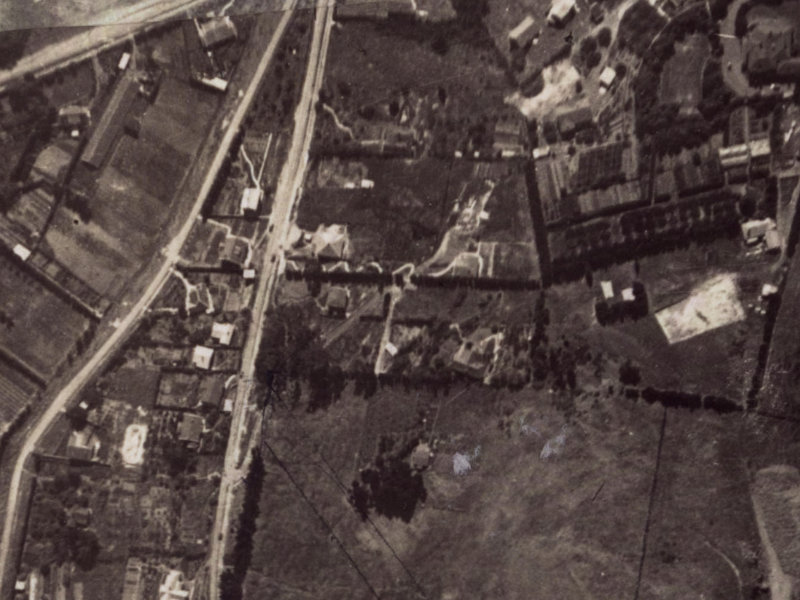 14F Montgomery Terrace from the air, 1925-1929