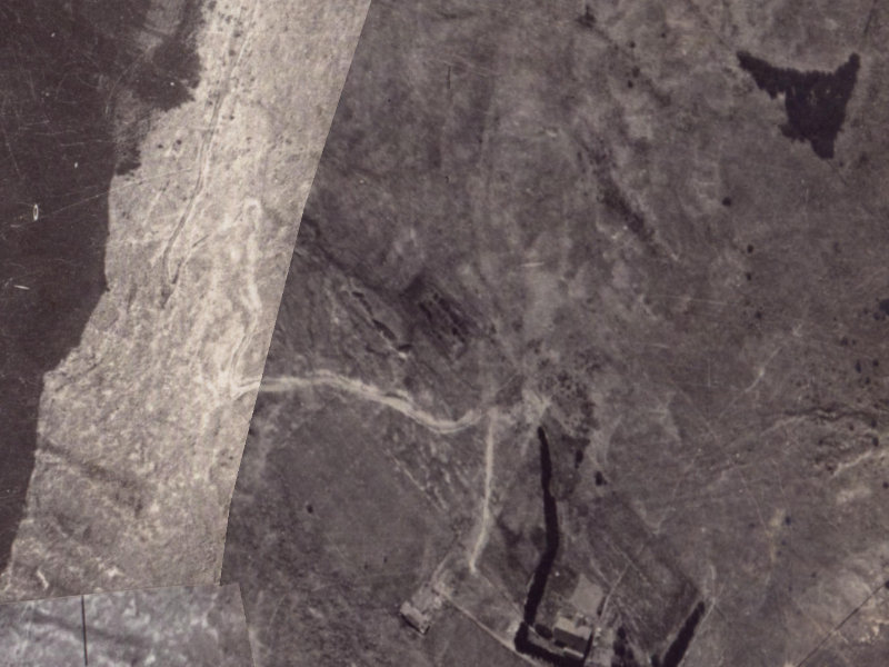 90 Glenstrae Road from the air, 1925-1929